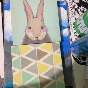 two small paintings